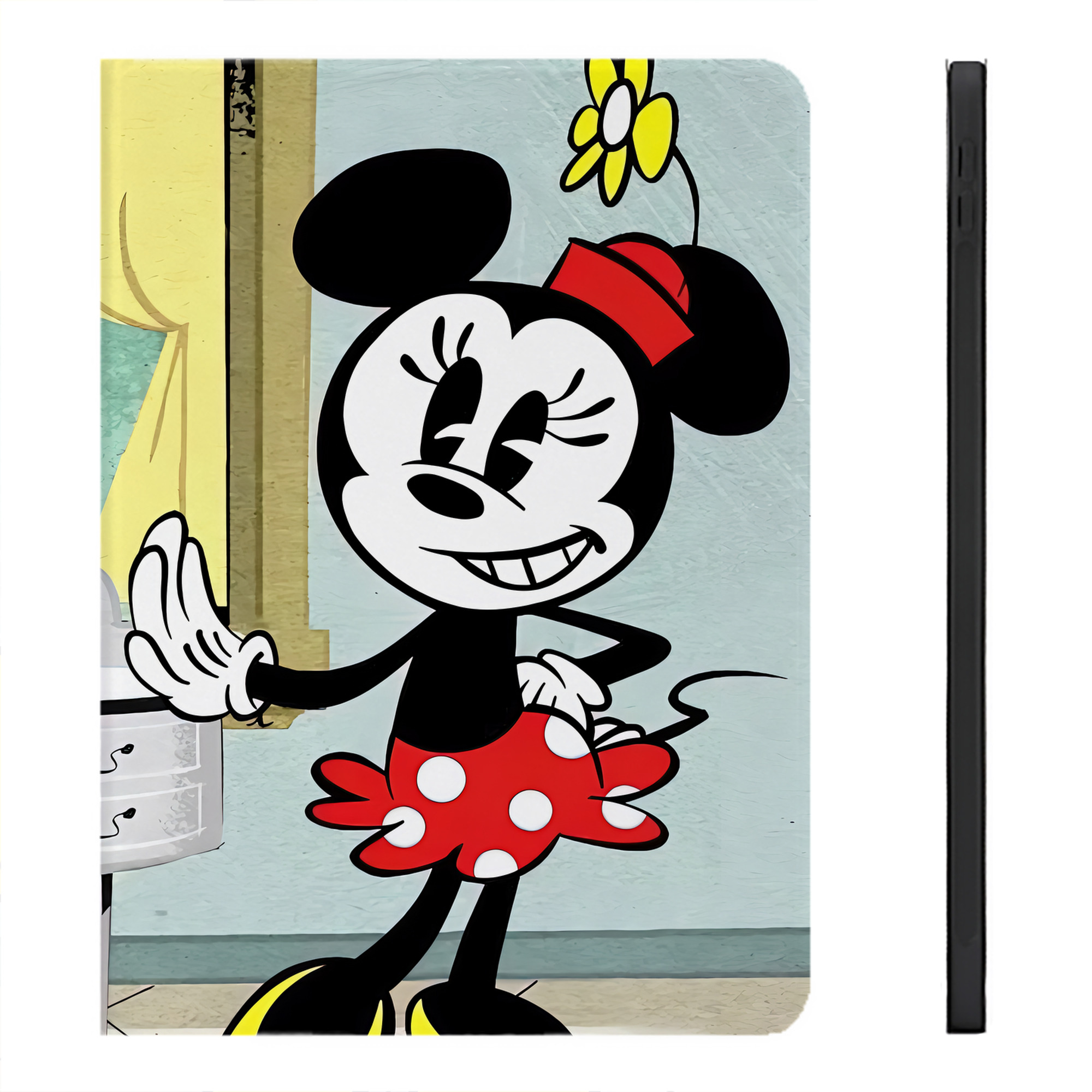 （画像用） ミッキーマウス Mickey Mouse IPadケース ペンホルダー付き ブックスタイルデザイン